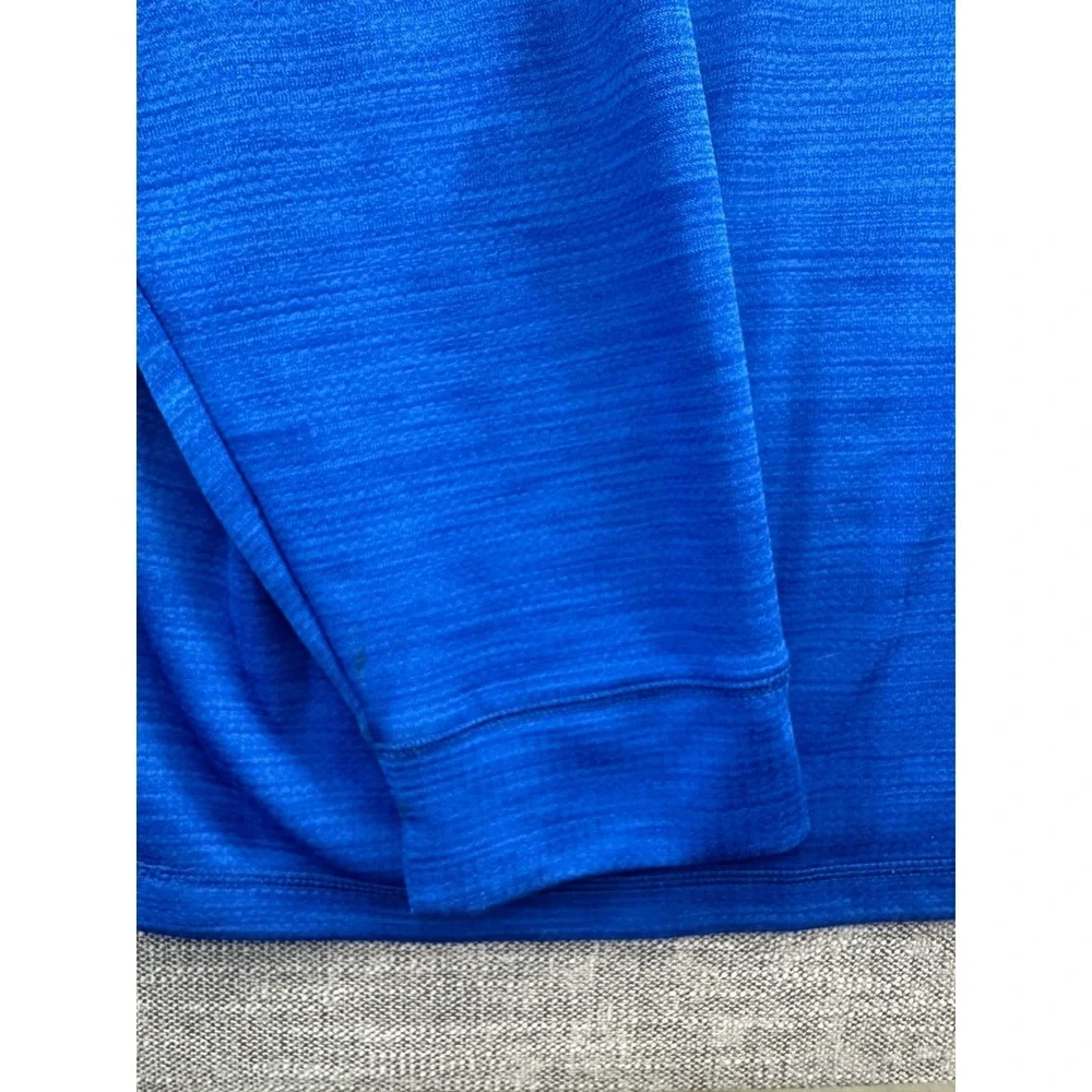 Club Room Performance Sweatshirt Mens 2XL Blue 1/4 Zip Long Sleeve Active Wear